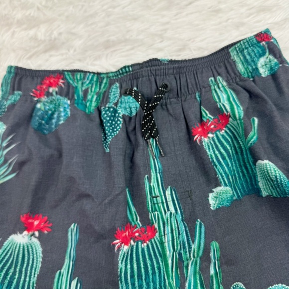 First Wave boy's 14/16 cactus print board shorts swim trunks - Picture 4 of 8